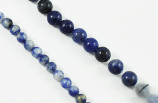 Semi-Precious Beads Blue Sodalite Bead 4m or 6m (BS)