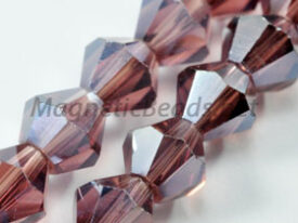 Glass Bead 6m Bi-Cone Purple AB (GBPUR-AB)