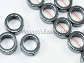 Non Magnetic Hematite 12 mm Donut (D-12)