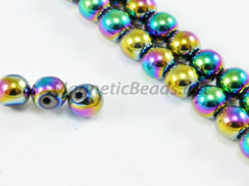 Magnetic Bead 6mm Rainbow Round (M-202-R)